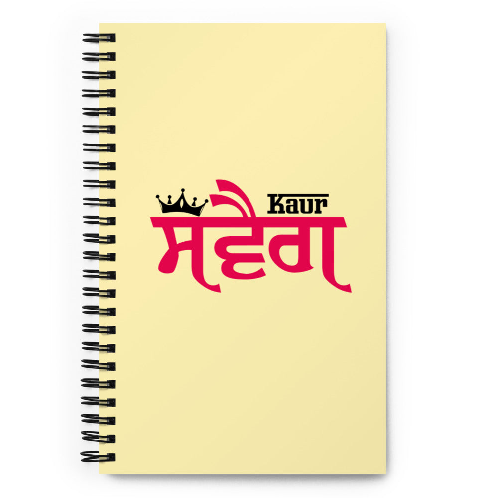 KAUR SWAG - Spiral notebook