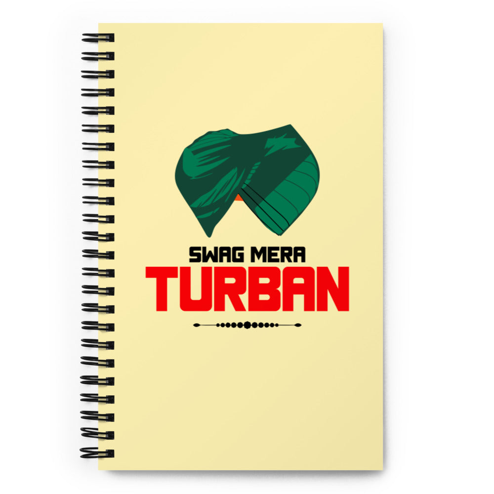 SWAG MERA TURBAN - Spiral notebook