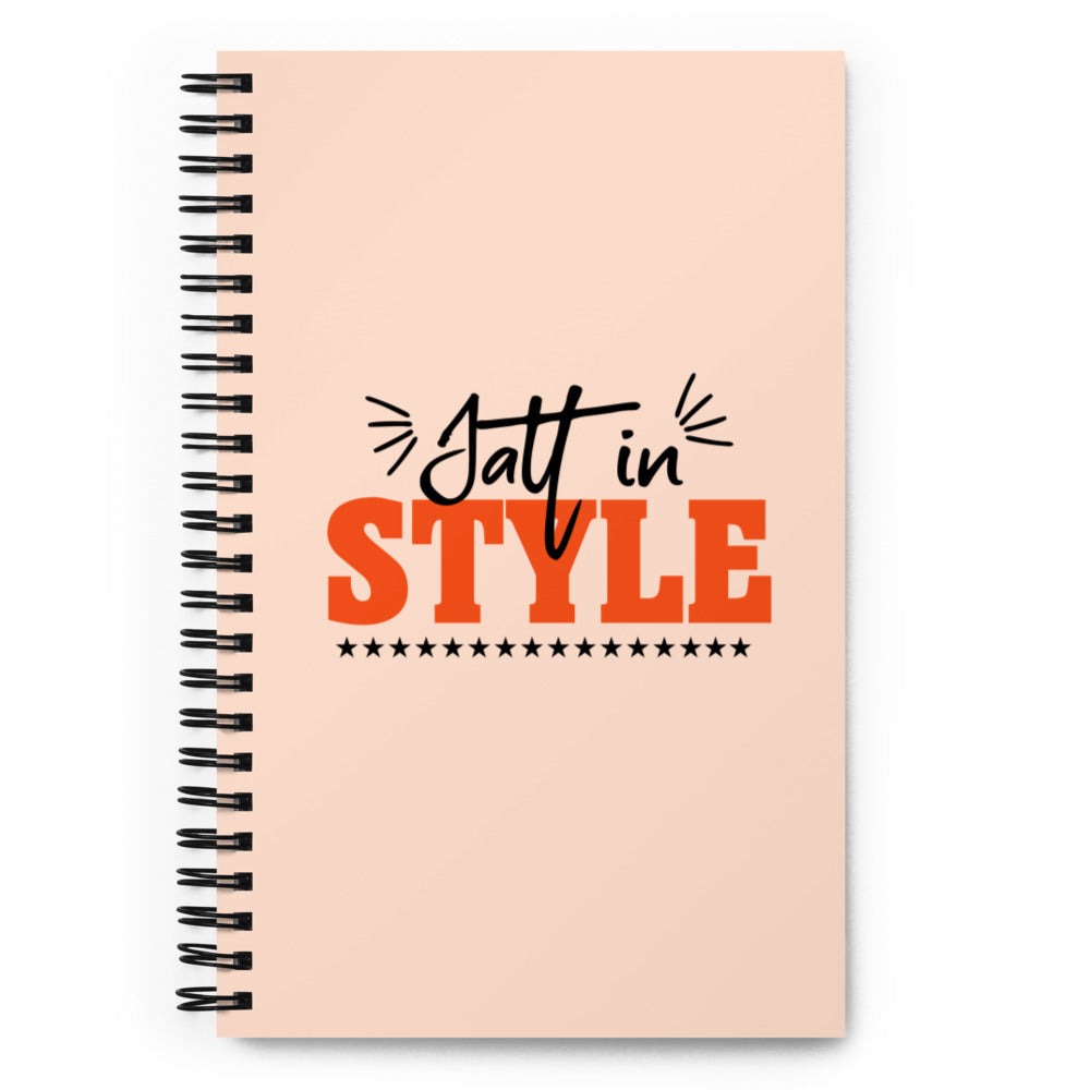 JATT IN STYLE - Spiral notebook