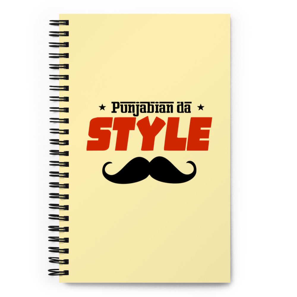 PUNJABIAN DA STYLE - Spiral notebook