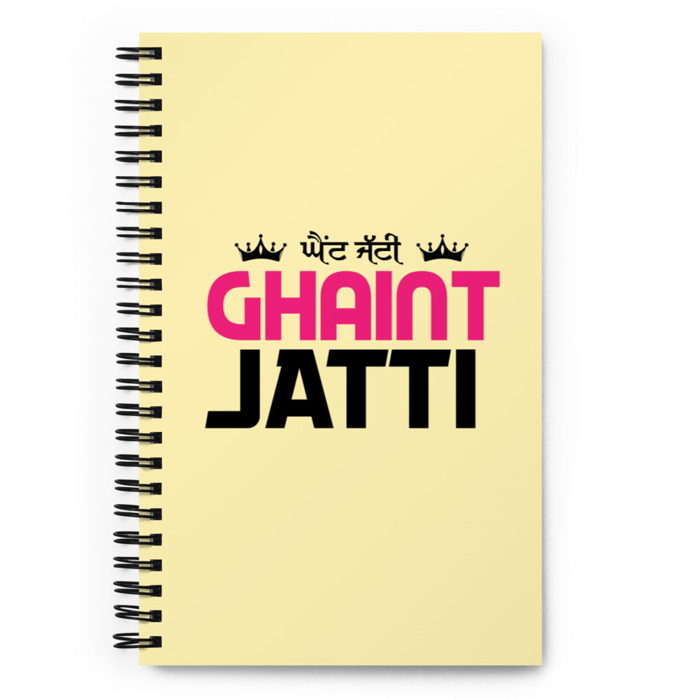 GHAINT JATTI - Spiral notebook