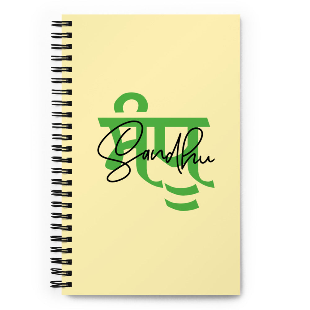 SANDHU - Spiral notebook