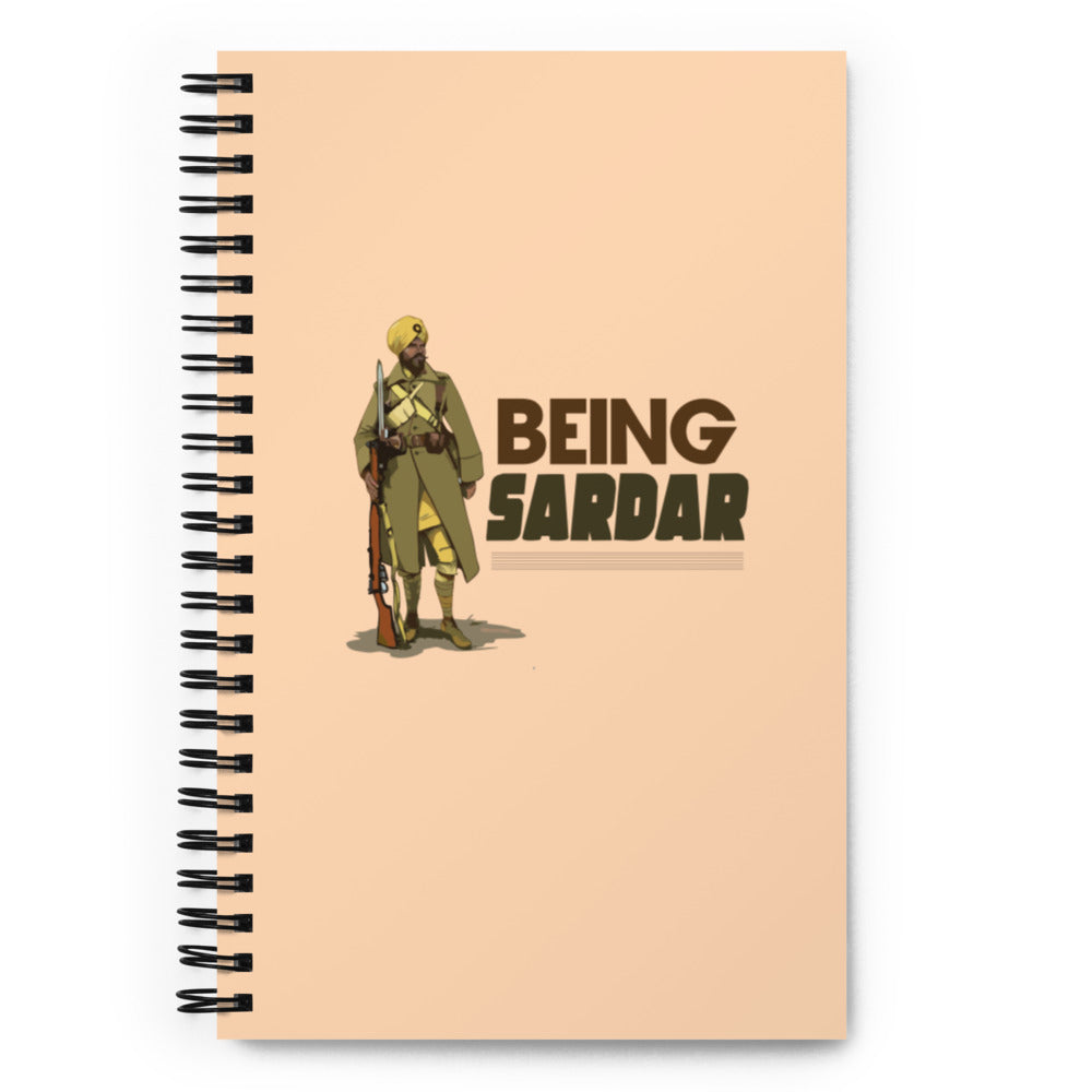 BEING SARDAR - Spiral notebook