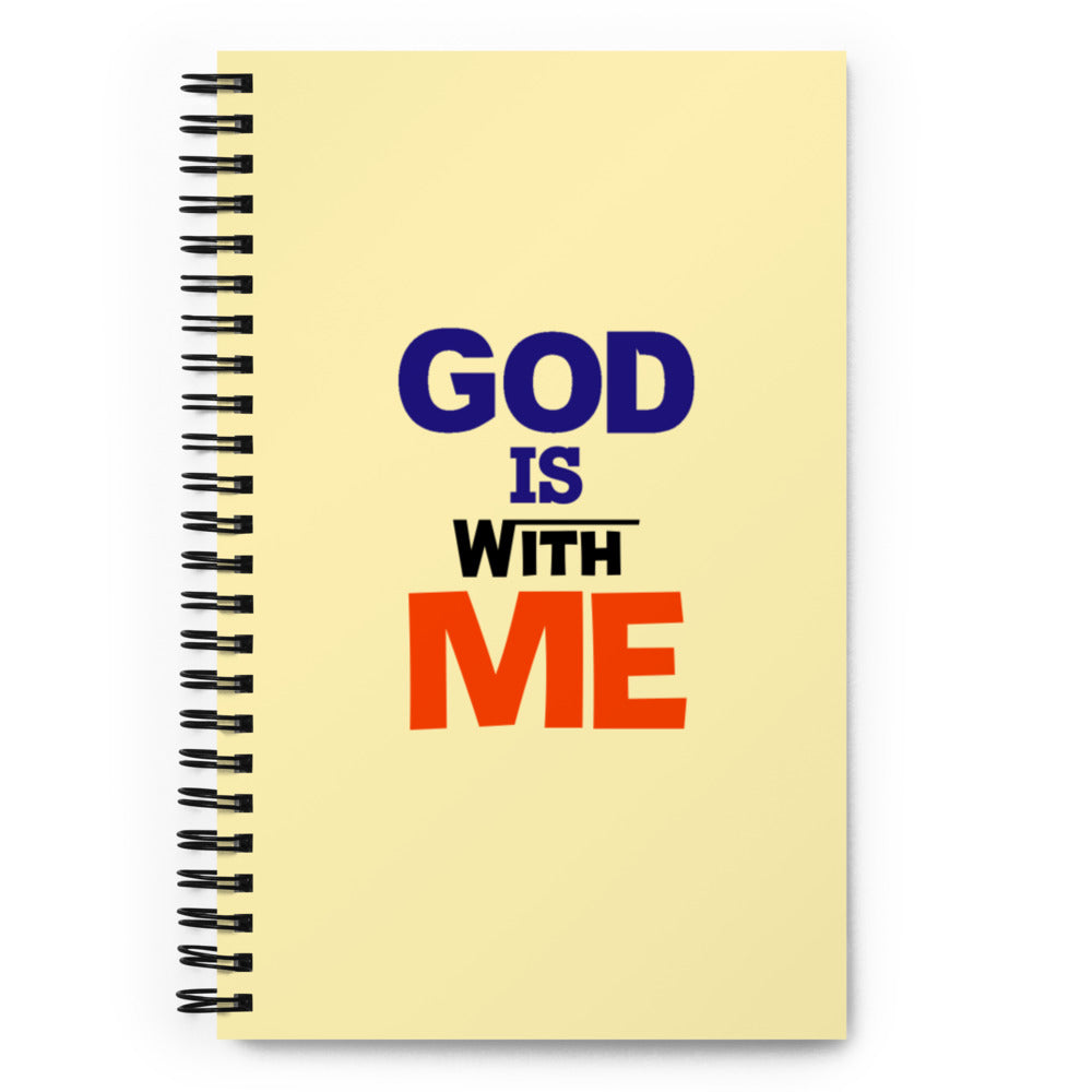 GOD IS WITH ME - Spiral notebook