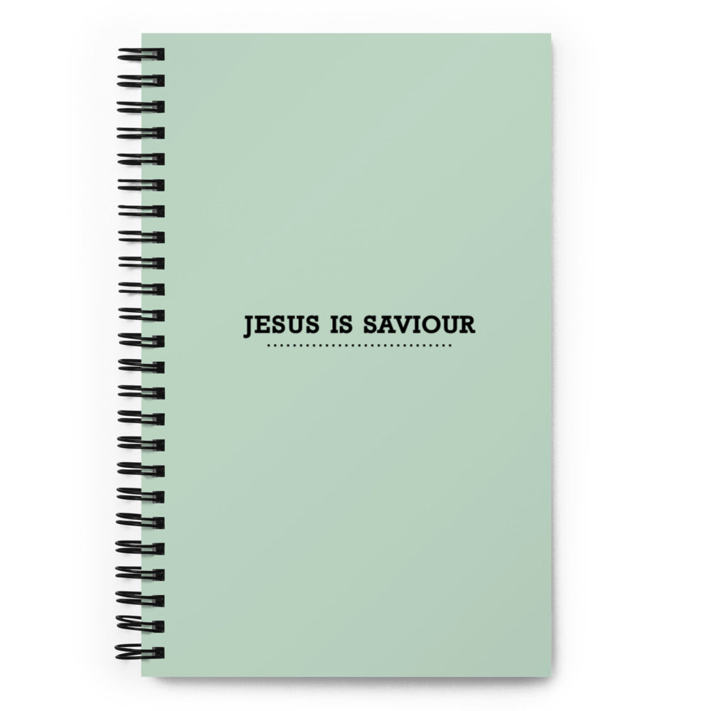 JESUS IS SAVIOUR - Spiral notebook