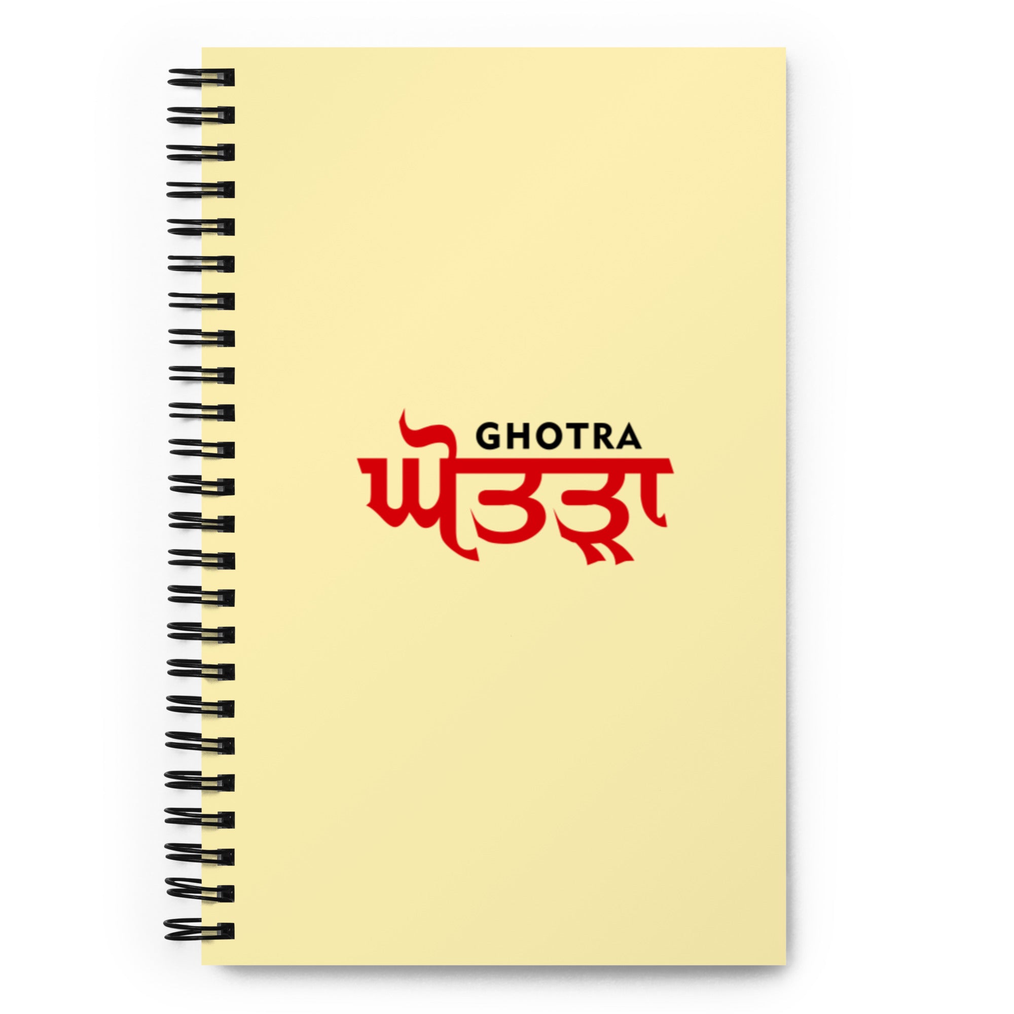 GHOTRA - Spiral notebook