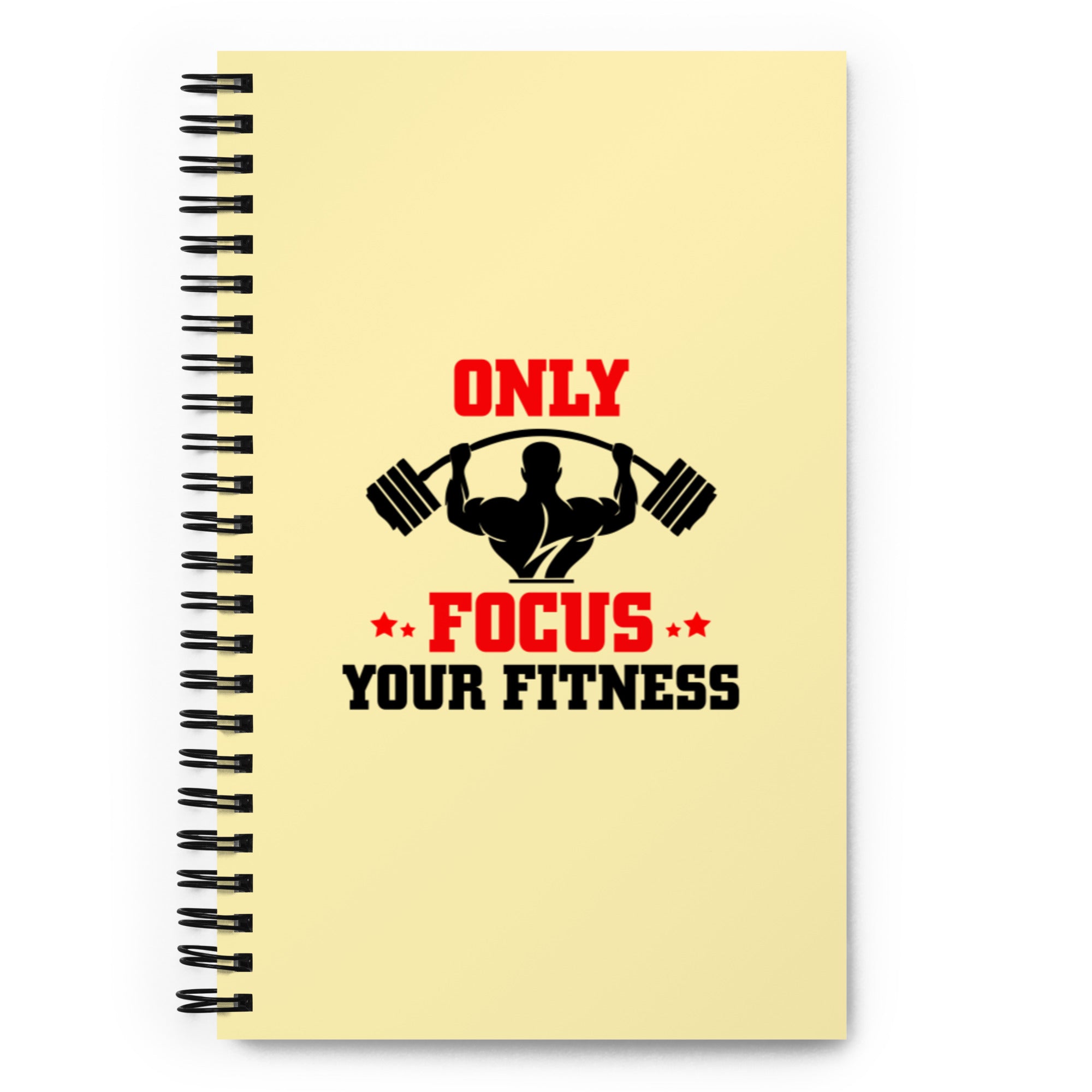 ONLY FOCUS YOUR FITNESS - Spiral notebook
