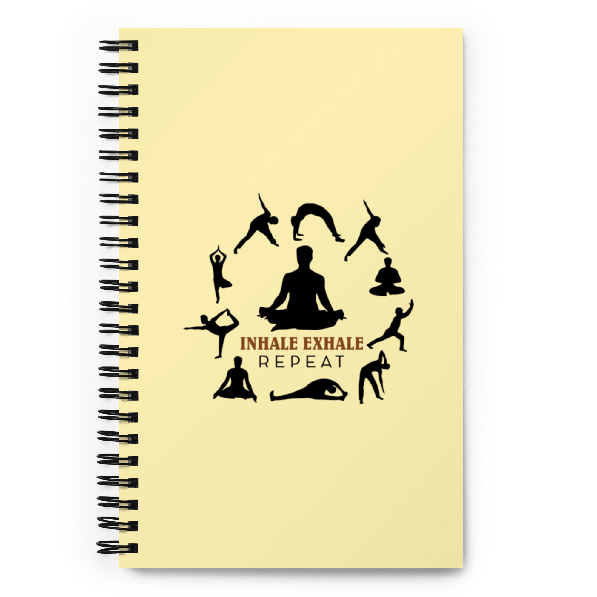 INHALE EXHALE REPEAT - Spiral notebook