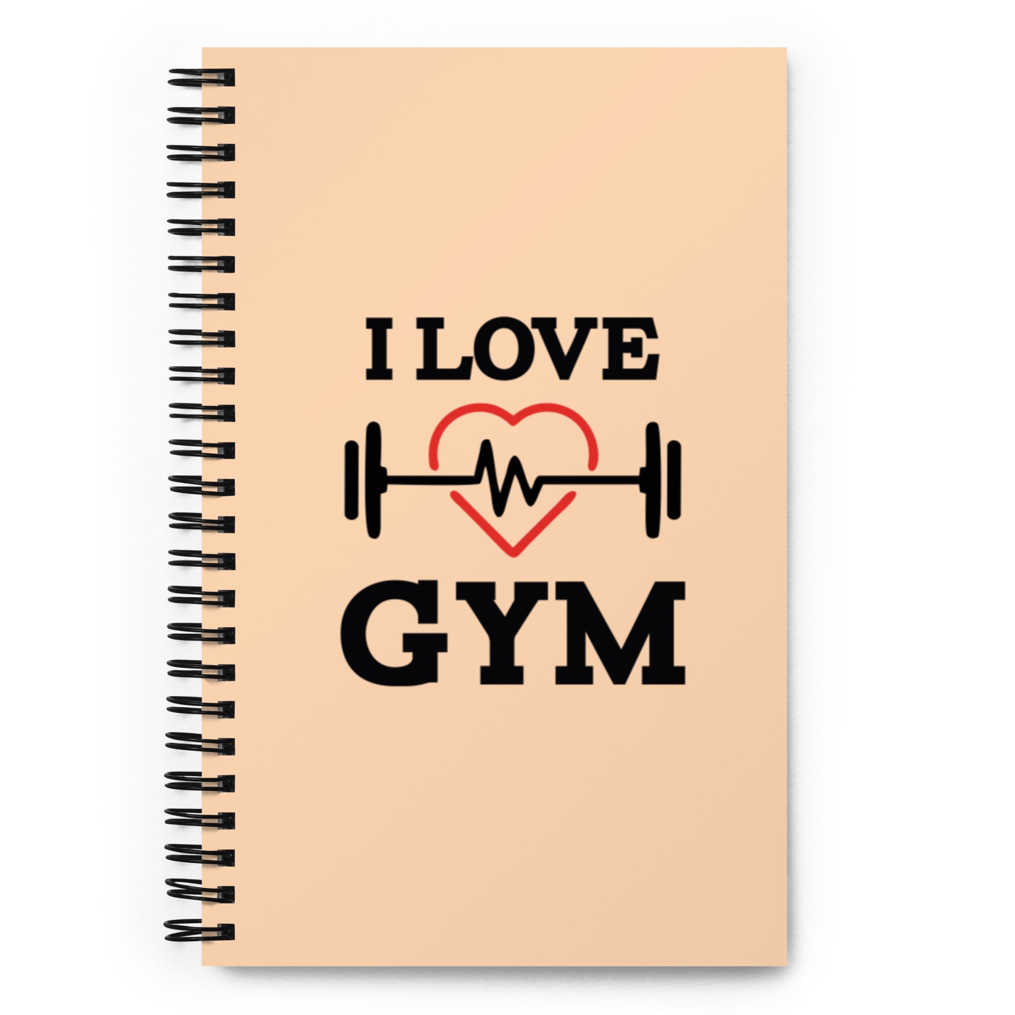 I LOVE GYM - Spiral notebook