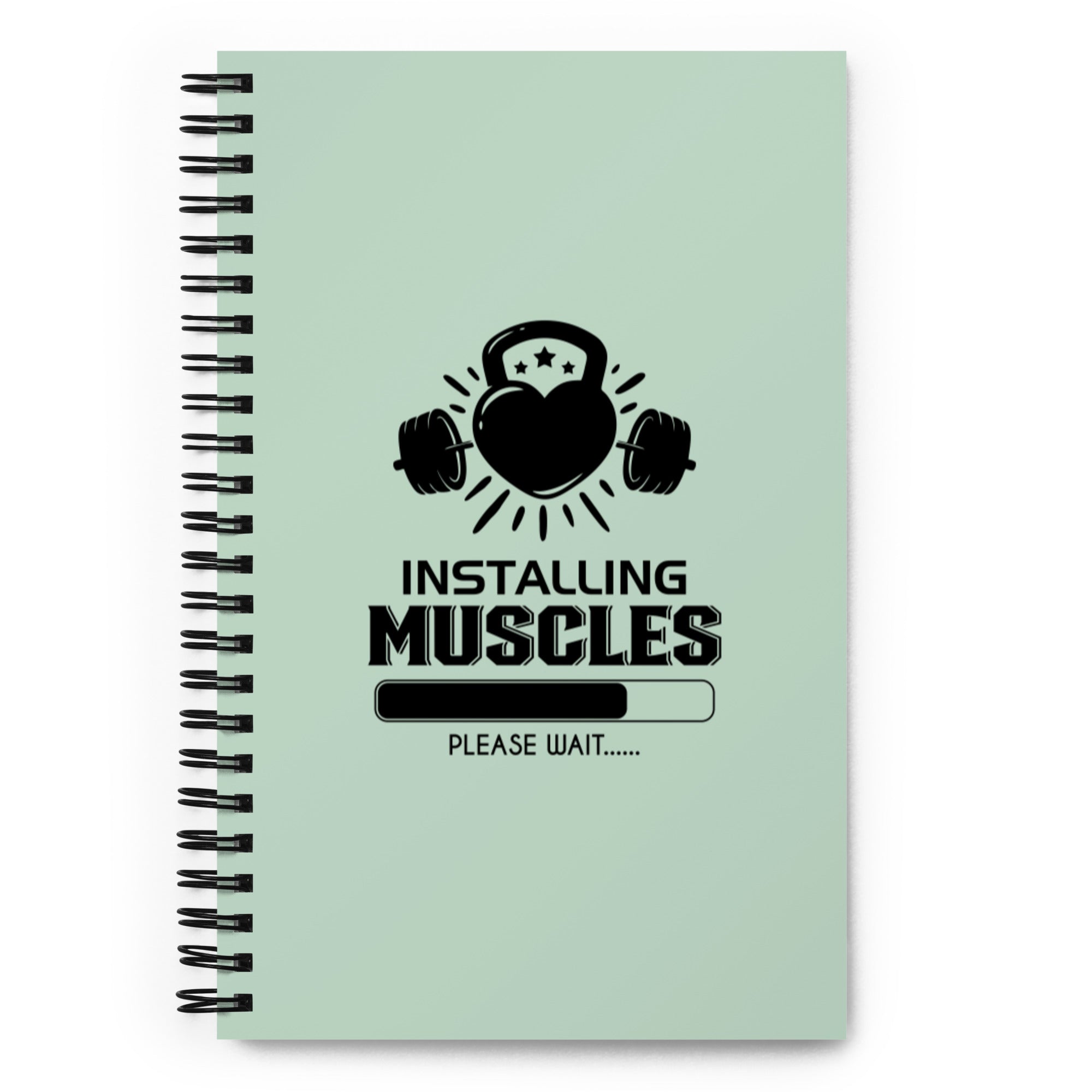 INSTALLING MUSCLES - Spiral notebook
