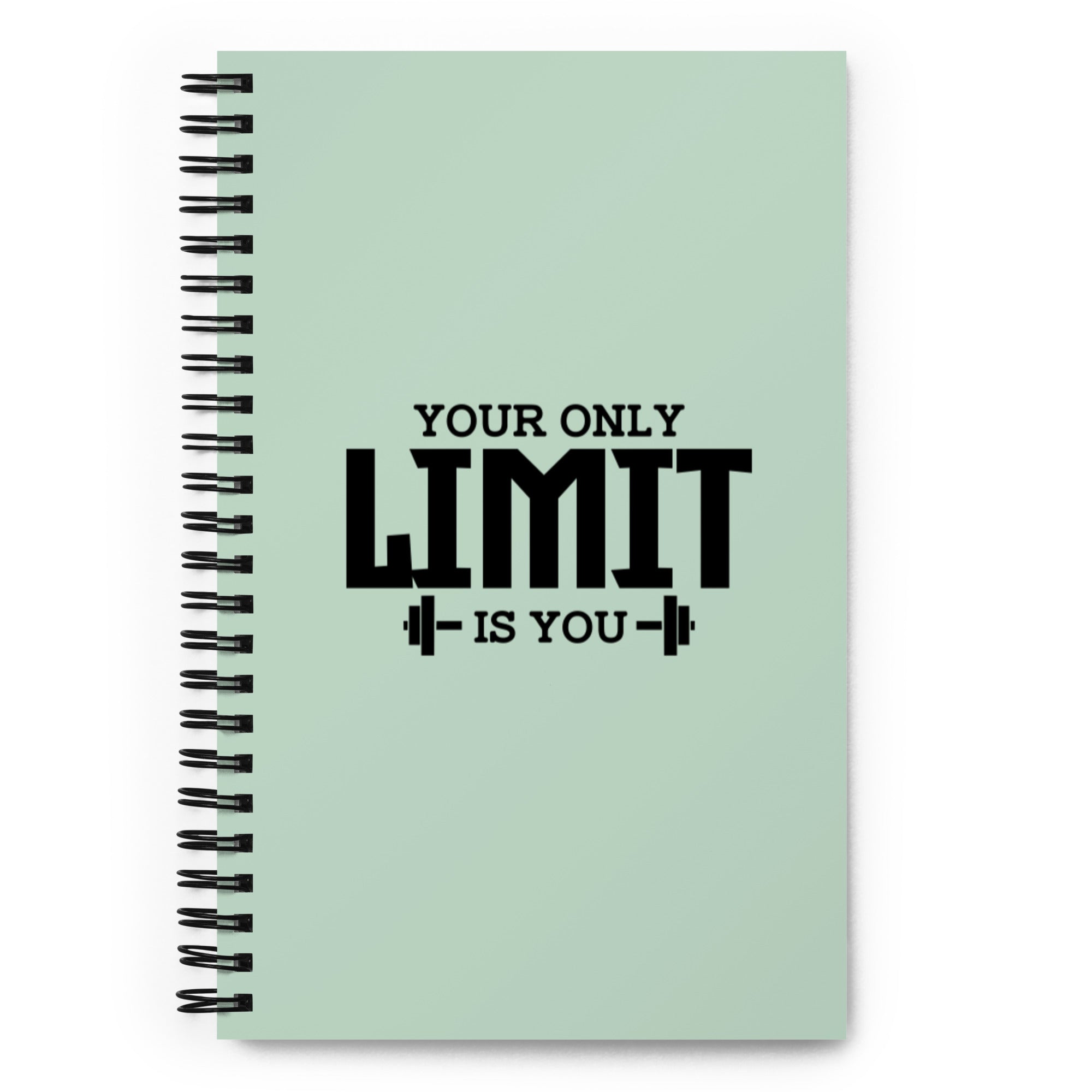 YOUR LIMIT IS YOU - Spiral notebook