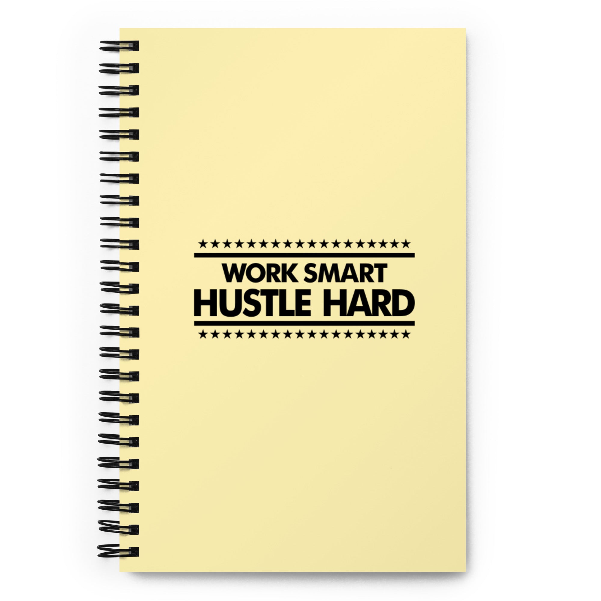 WORK SMART HUSTLE HARD - Spiral notebook