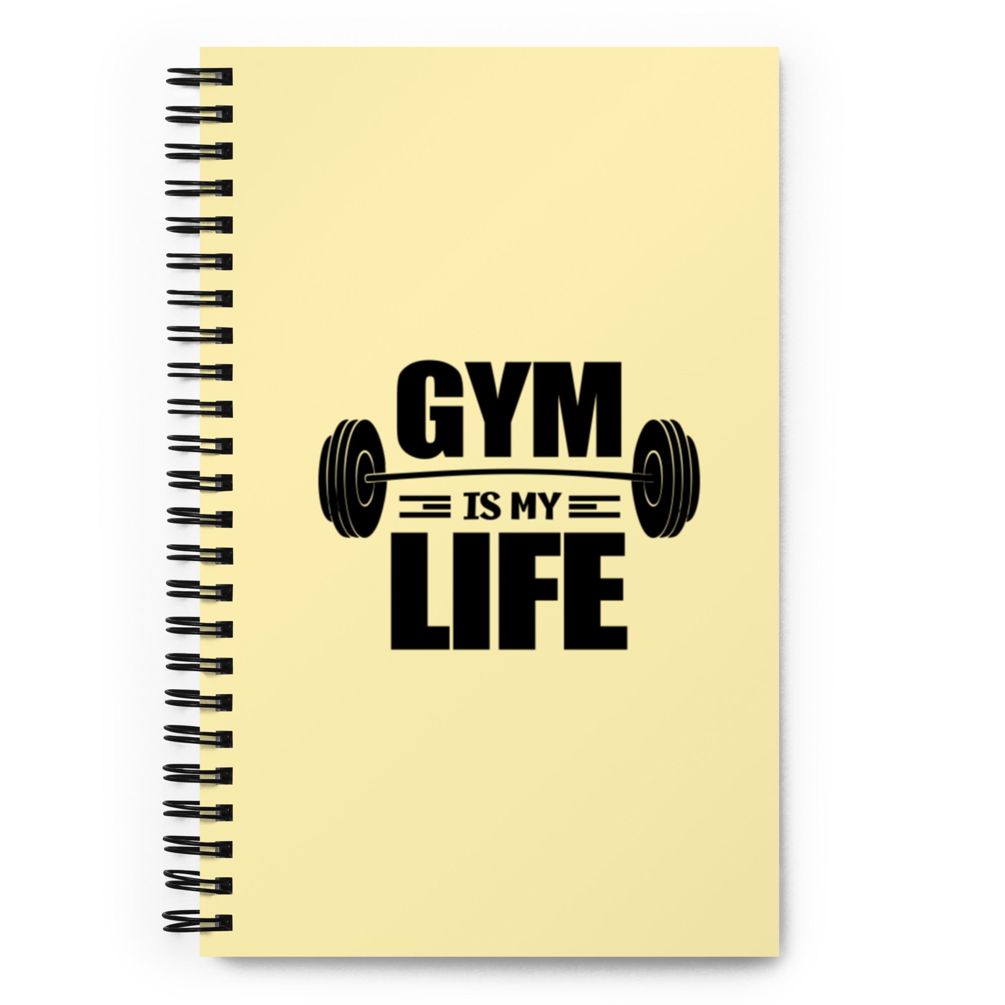 GYM IS MY LIFE - Spiral notebook
