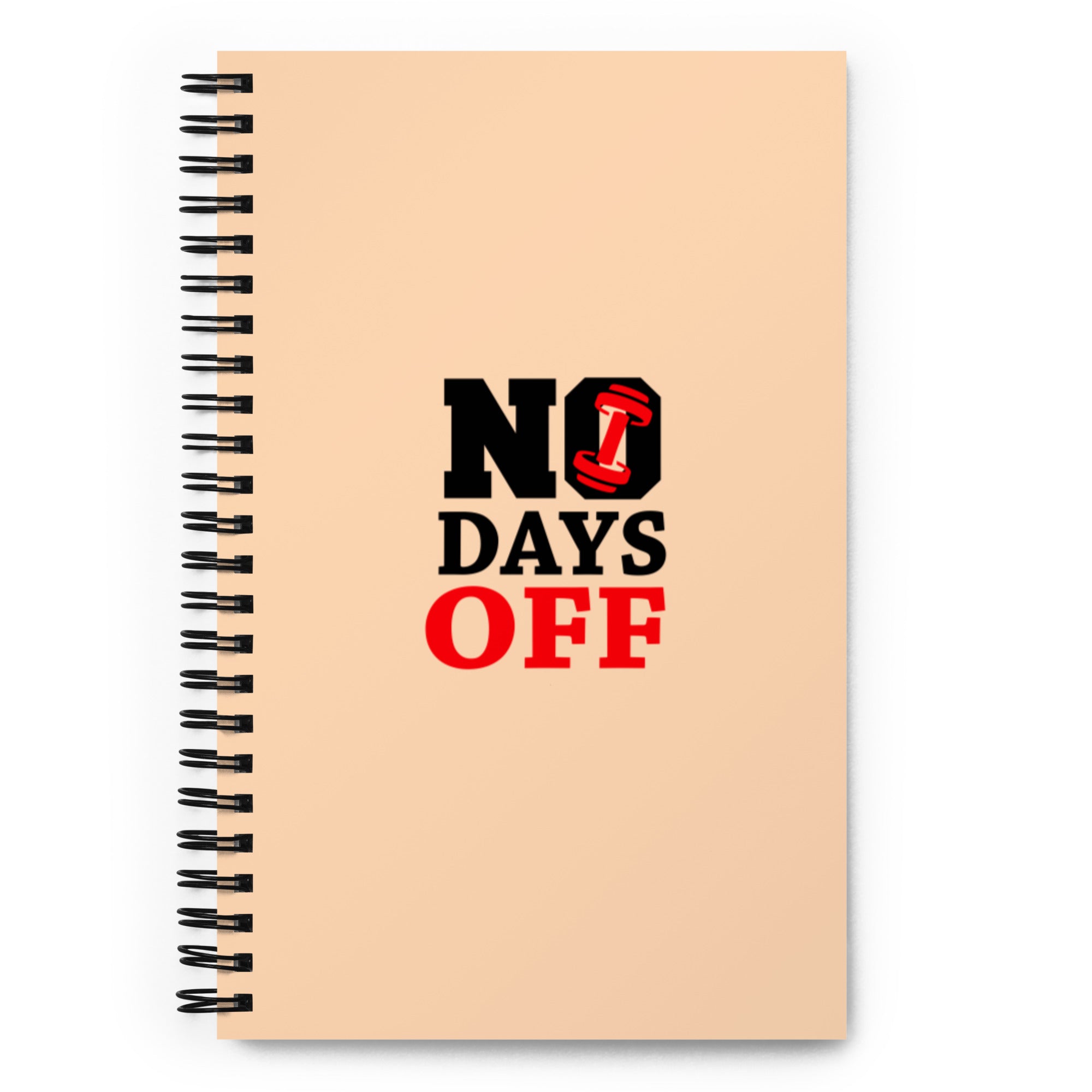 NO DAYS OFF - Spiral notebook