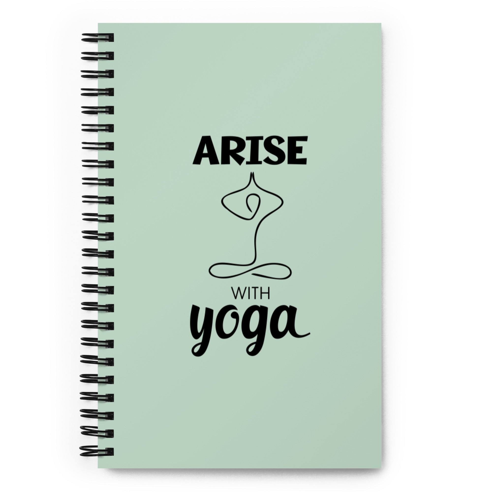 ARISE WITH YOGA - Spiral notebook