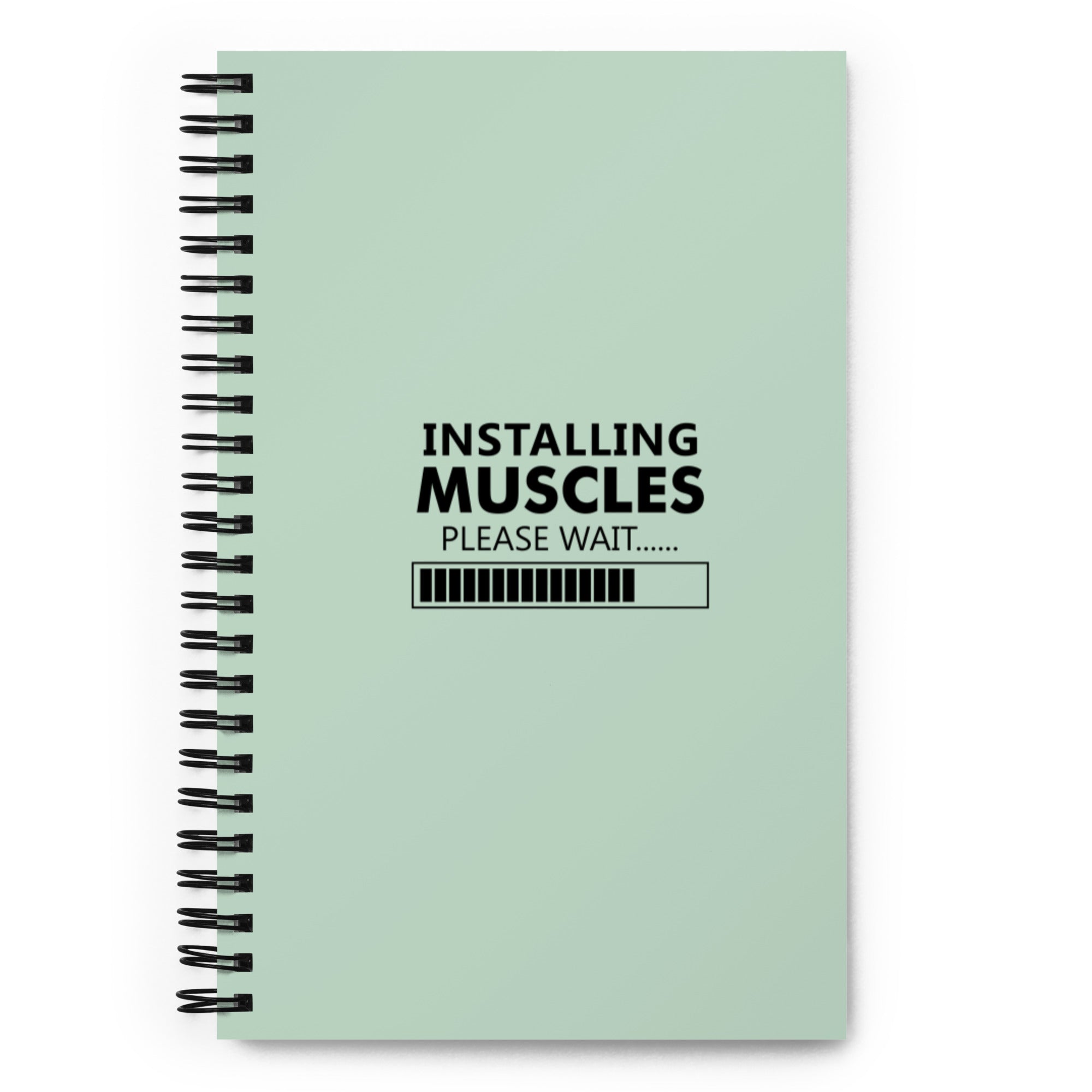 INSTALLING MUSCLES - Spiral notebook
