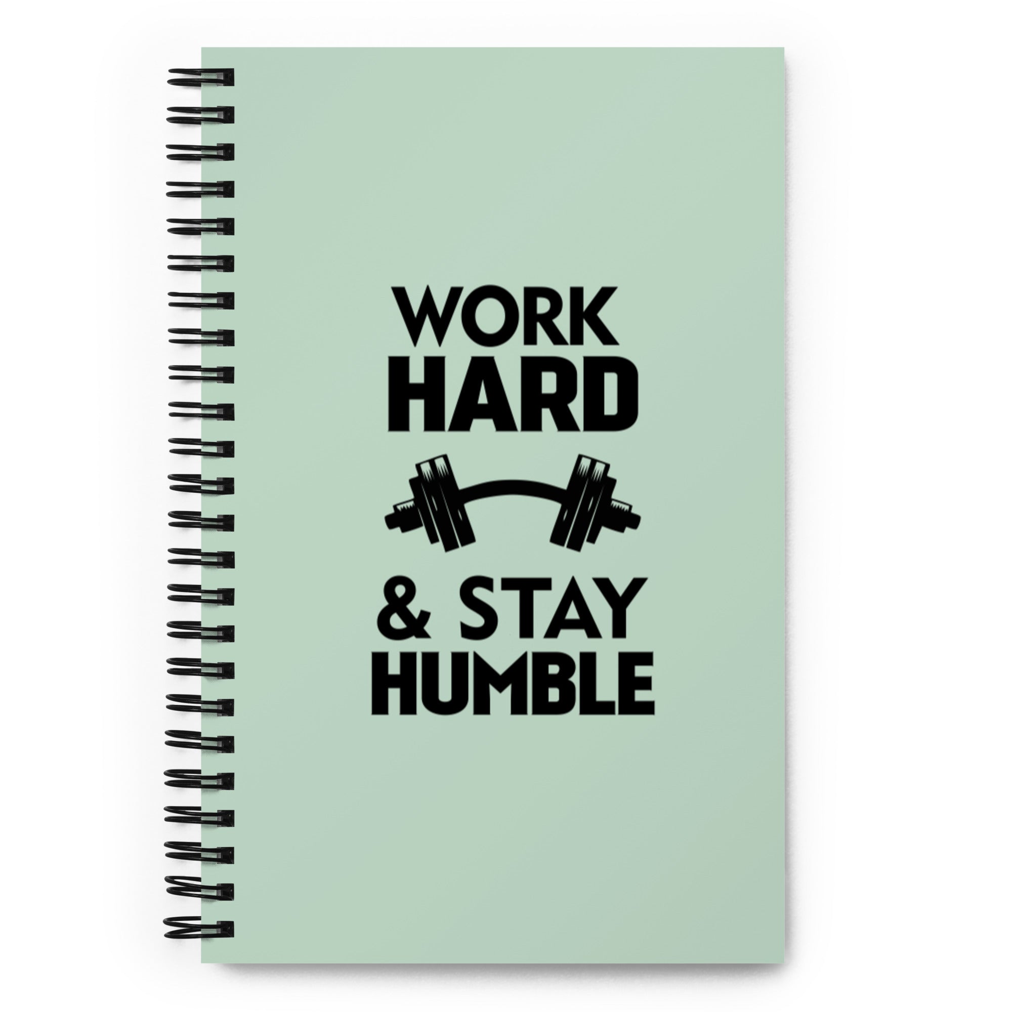 WORK HARD & STAY HUMBLE - Spiral notebook