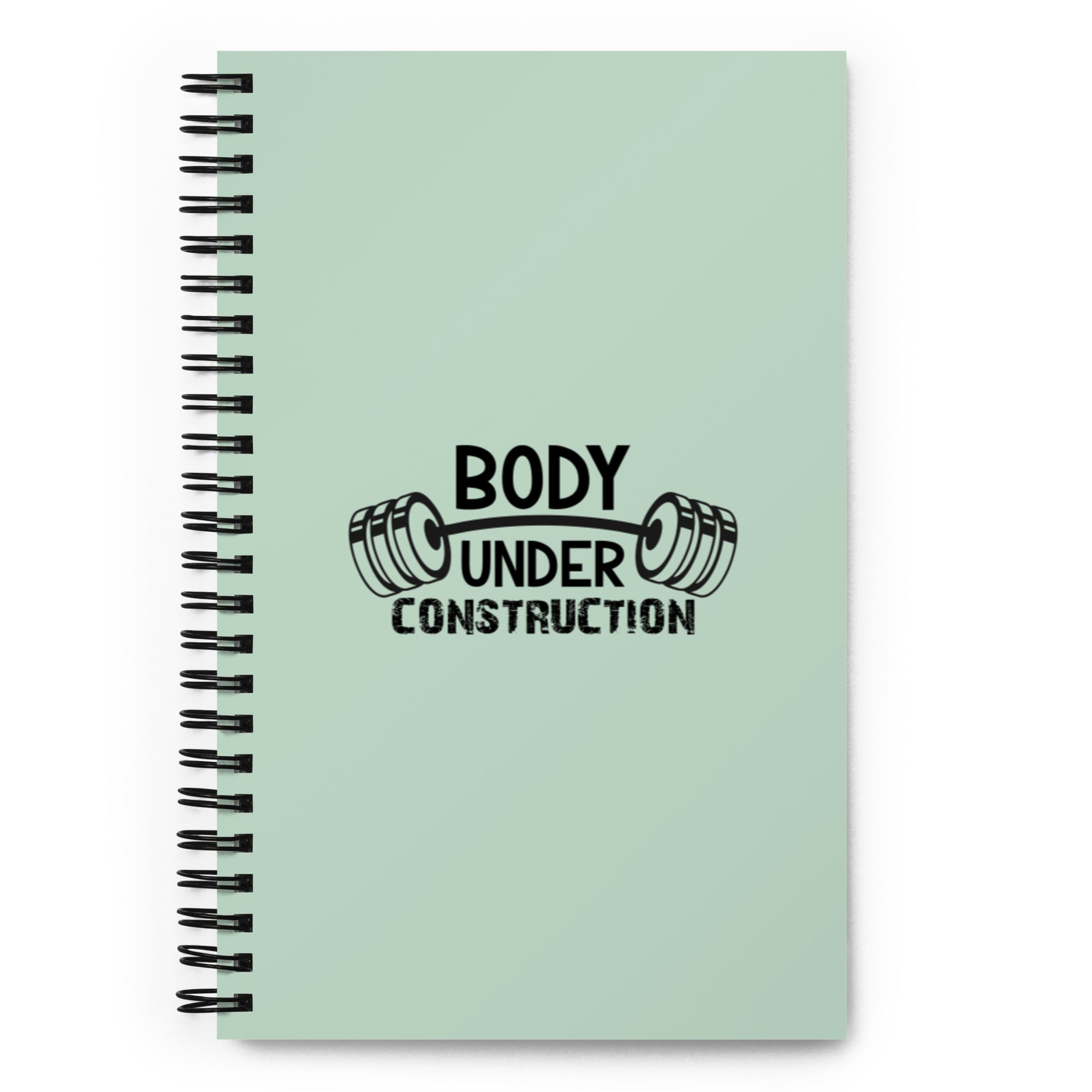 BODY UNDER CONSTRUCTION - Spiral notebook