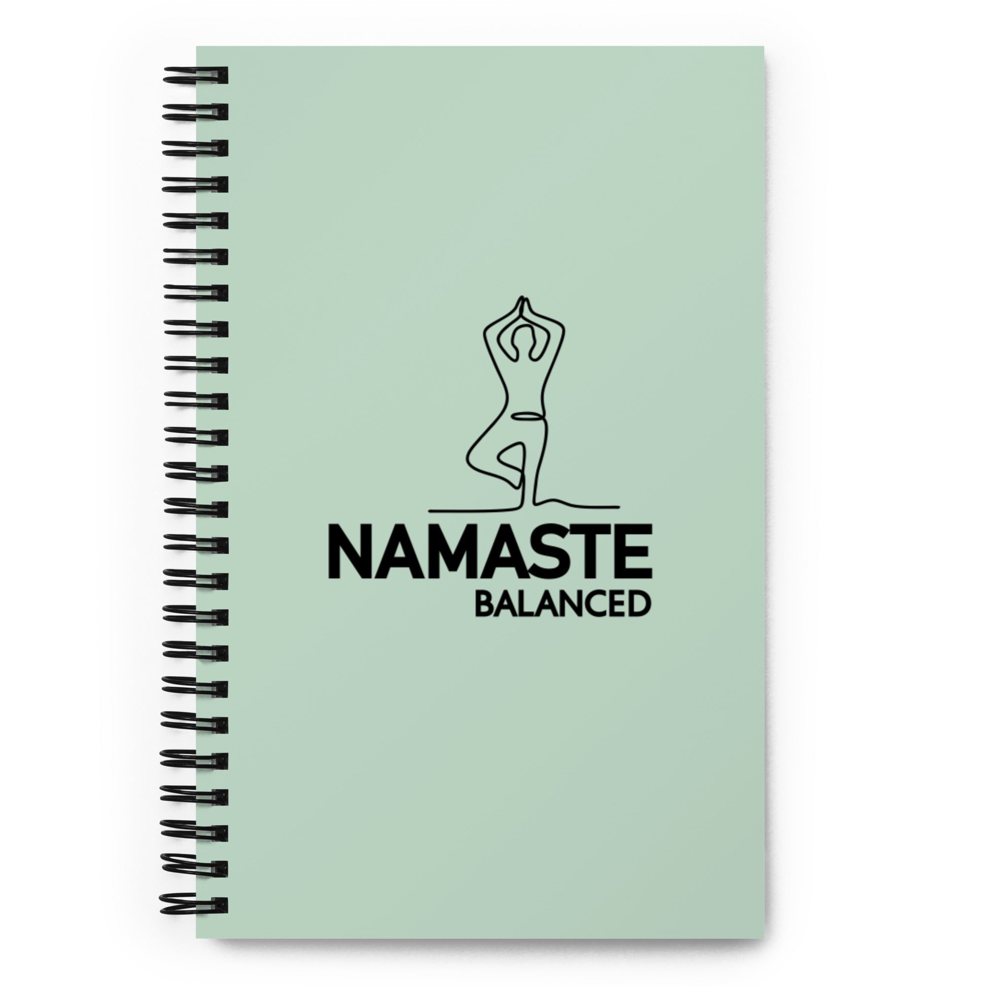 NAMASTE BALANCED - Spiral notebook