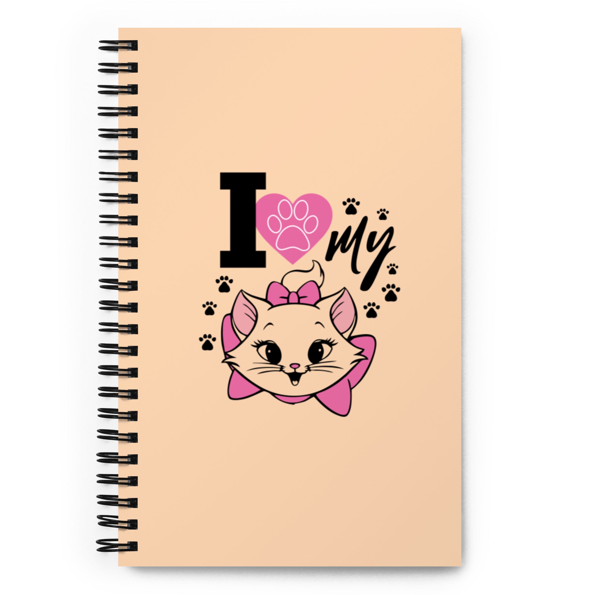 I LOVE MY CAT - Spiral notebook