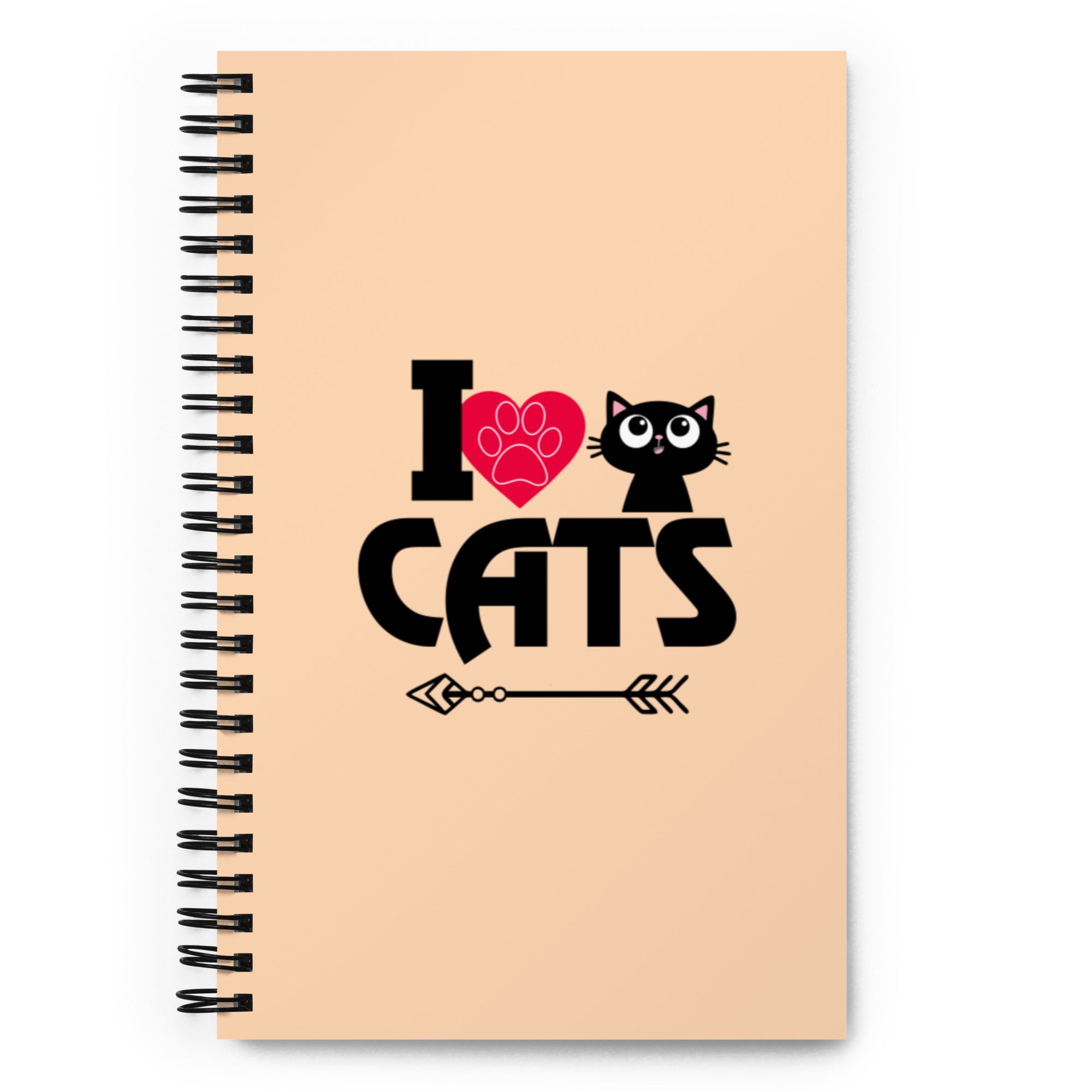 I LOVE CATS - Spiral notebook