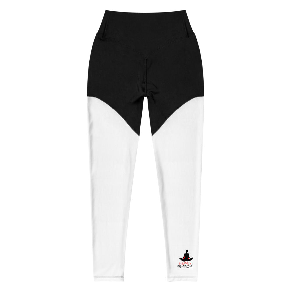 HEAVILY MEDITATED - Sports Leggings