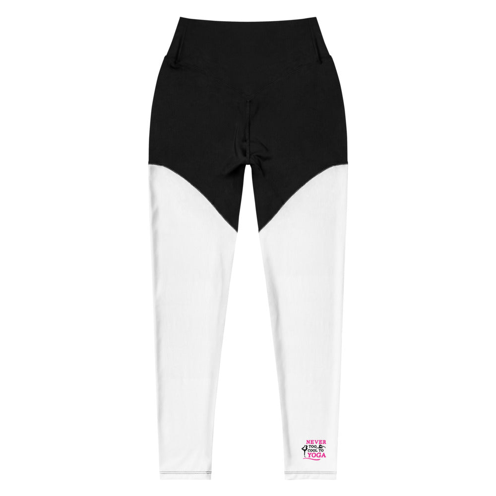 NEVER TOO COOL TO YOGA - Sports Leggings