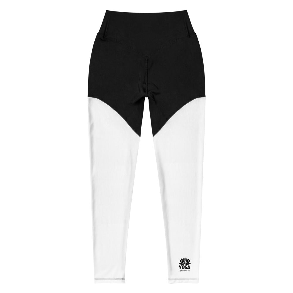 YOGA BEGINS INSIDE OF YOU - Sports Leggings