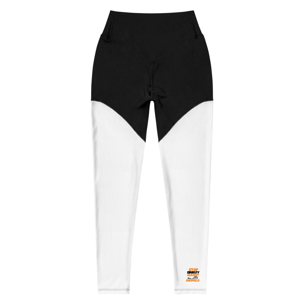 STOP CRUELTY AGAINST ANIMALS - Sports Leggings