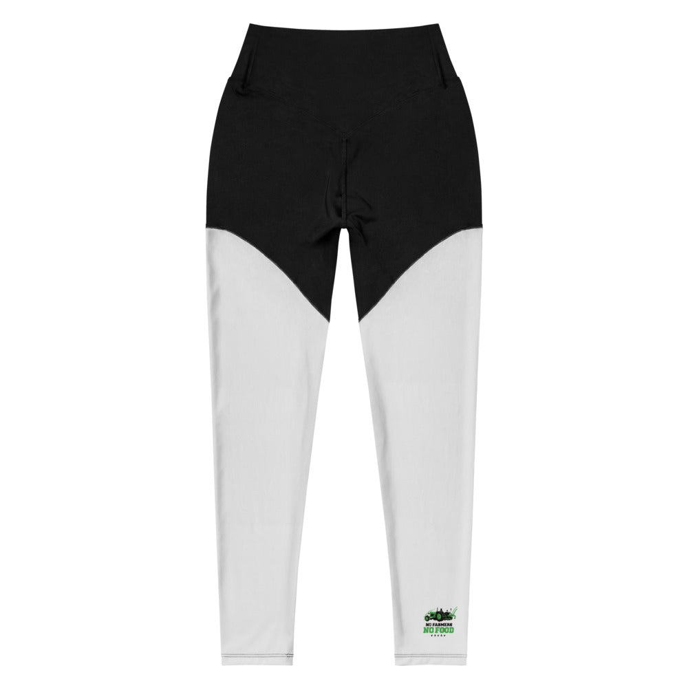 NO FARMERS NO FOOD - Sports Leggings