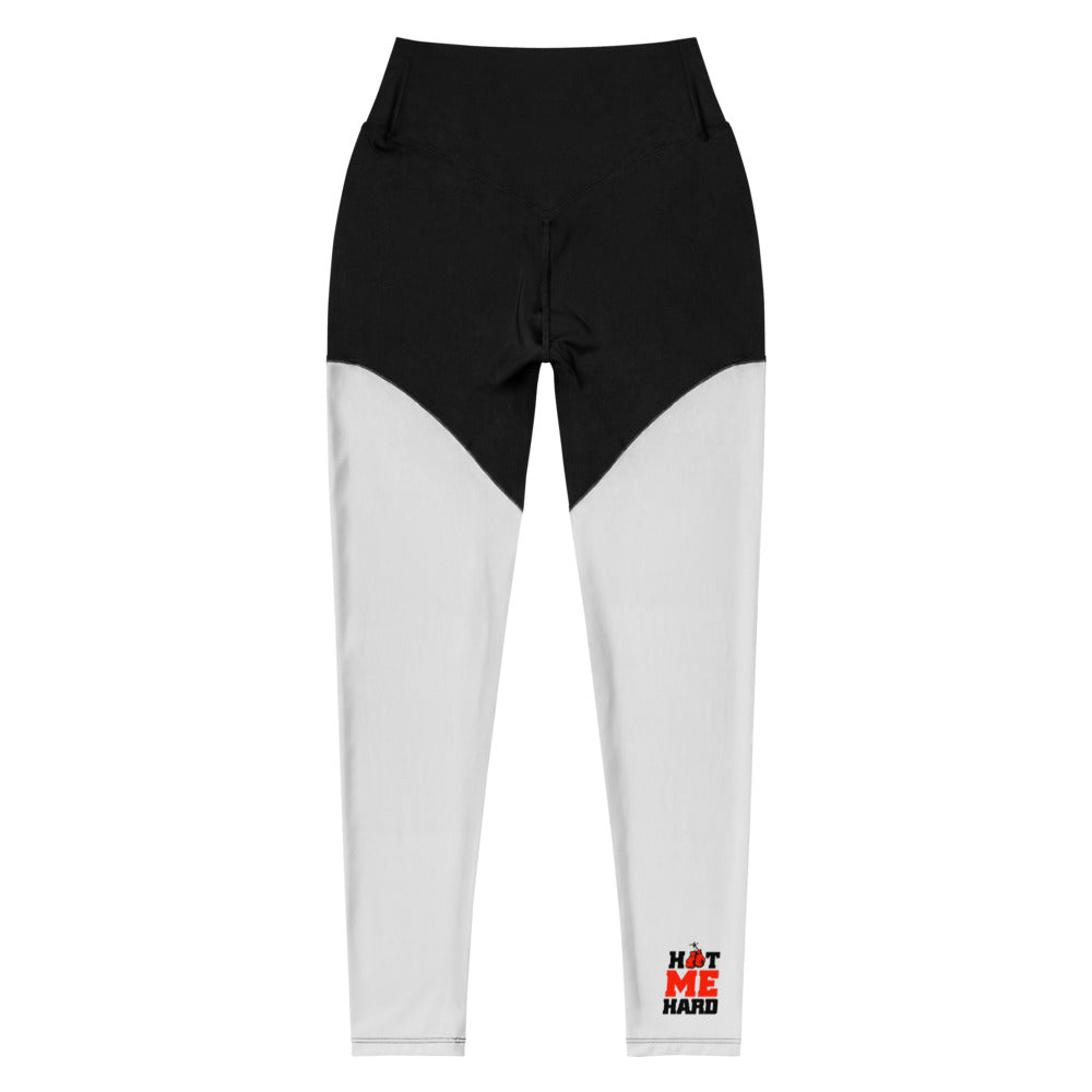 HOT ME HARD - Sports Leggings