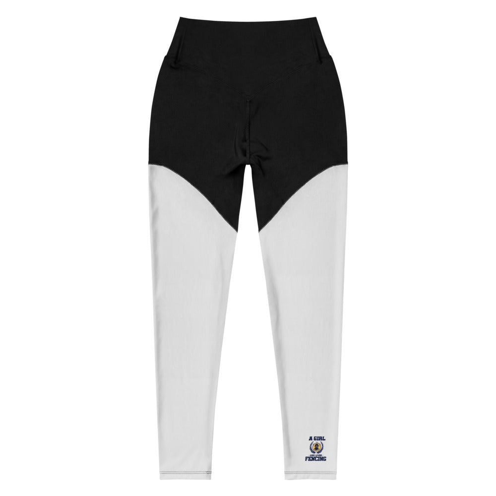 A GIRL WHO LOVES FENCING - Sports Leggings