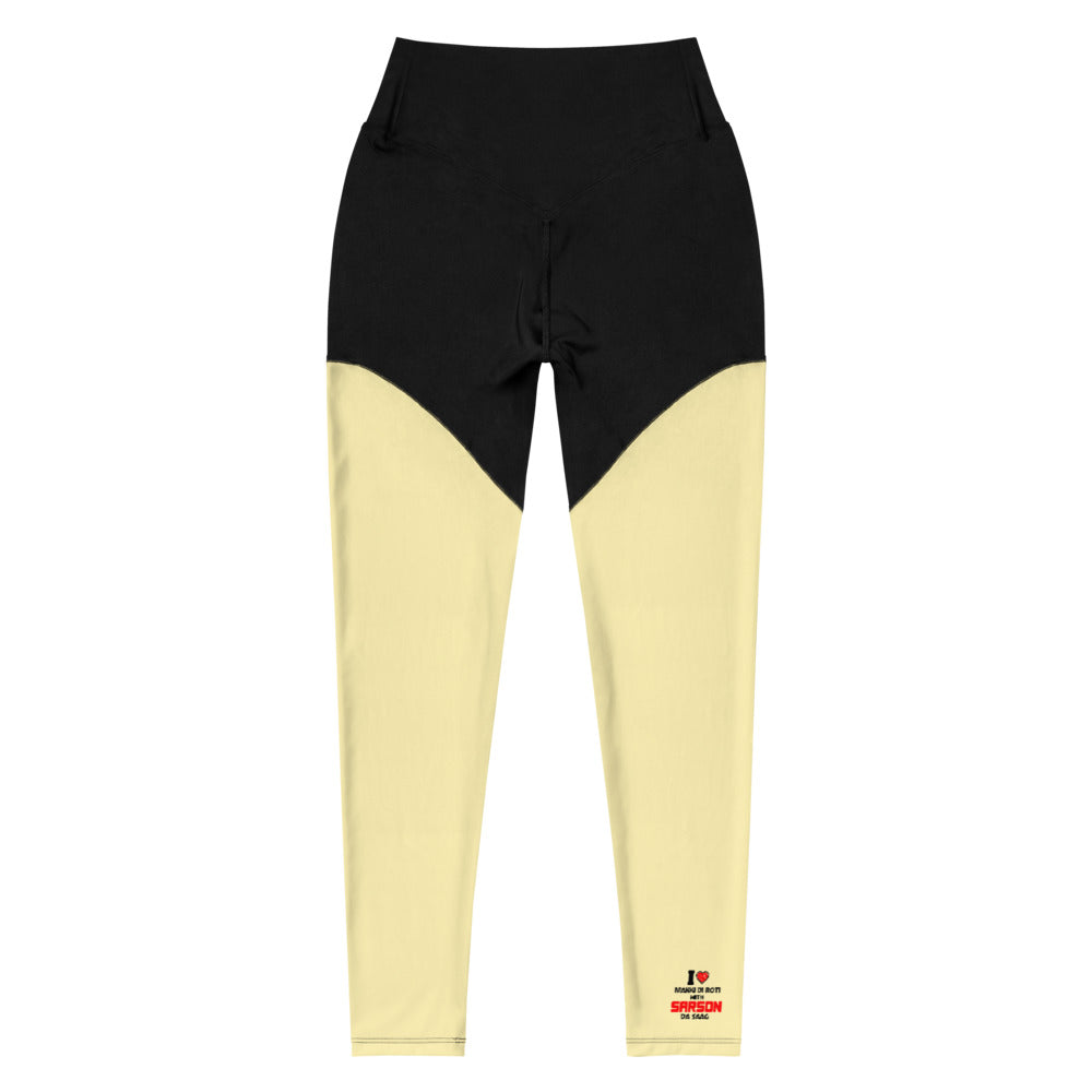 I LOVE MAKKI DI ROTI - Sports Leggings