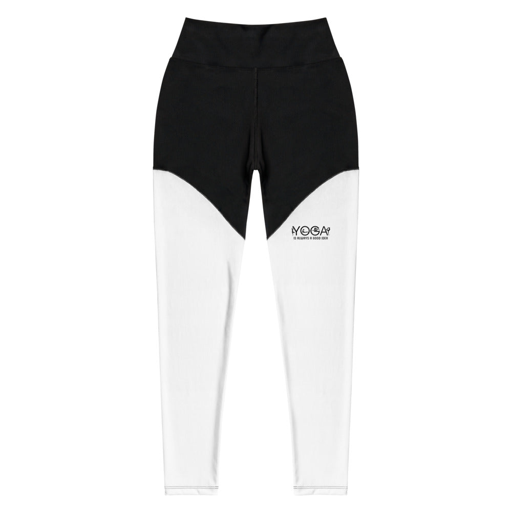 YOGA IS ALWAYS A GOOD IDEA - Sports Leggings