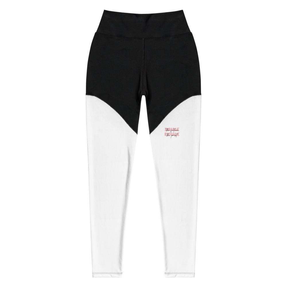 INHALE THE FUTURE EXHALE THE PAST - Sports Leggings