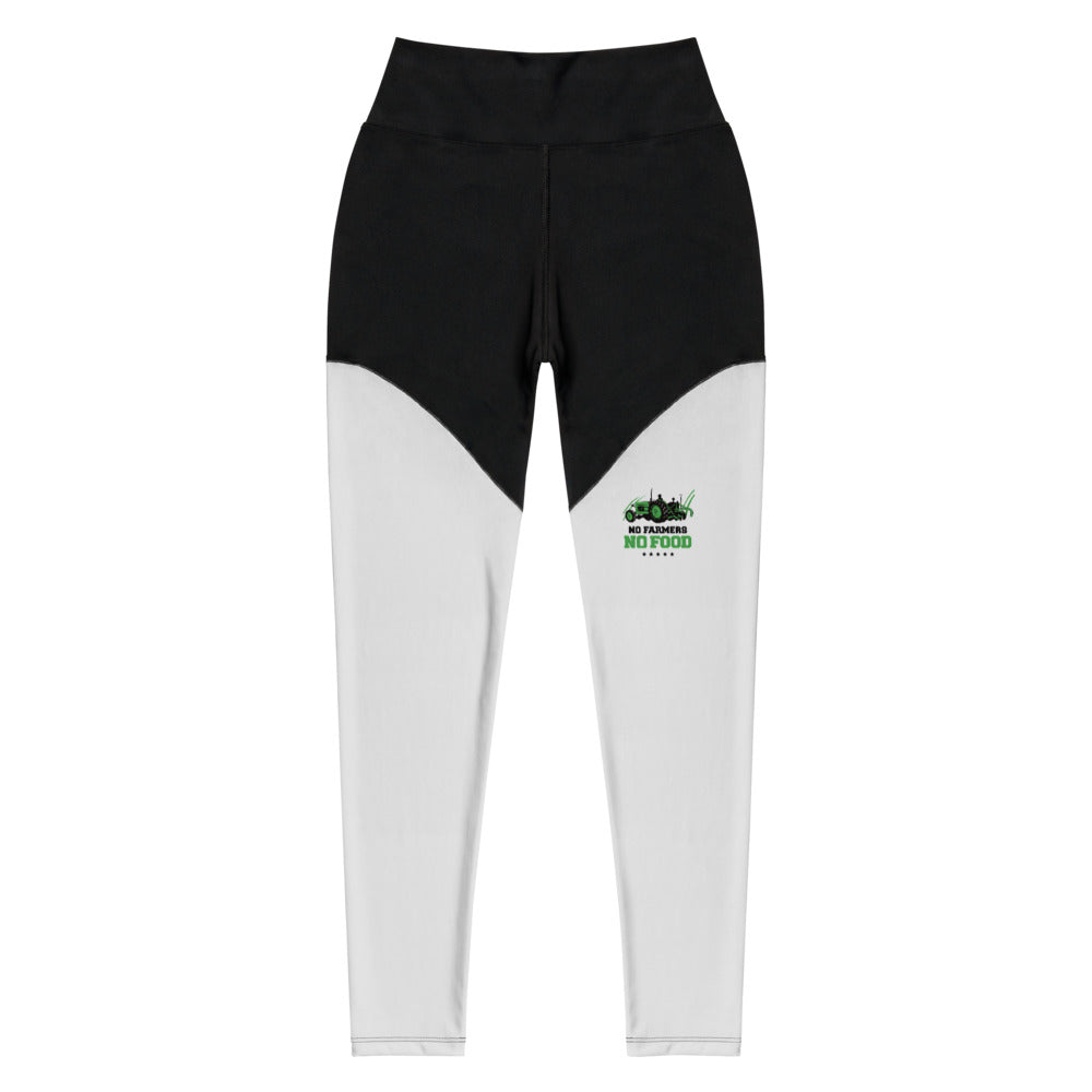 NO FARMERS NO FOOD - Sports Leggings