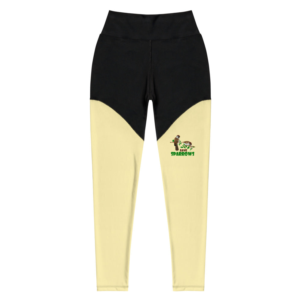 SAVE SPARROWS - Sports Leggings