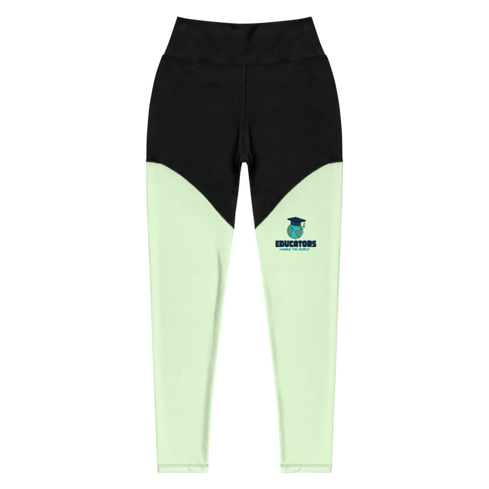 EDUCATORS CHANGE THE WORLD - Sports Leggings