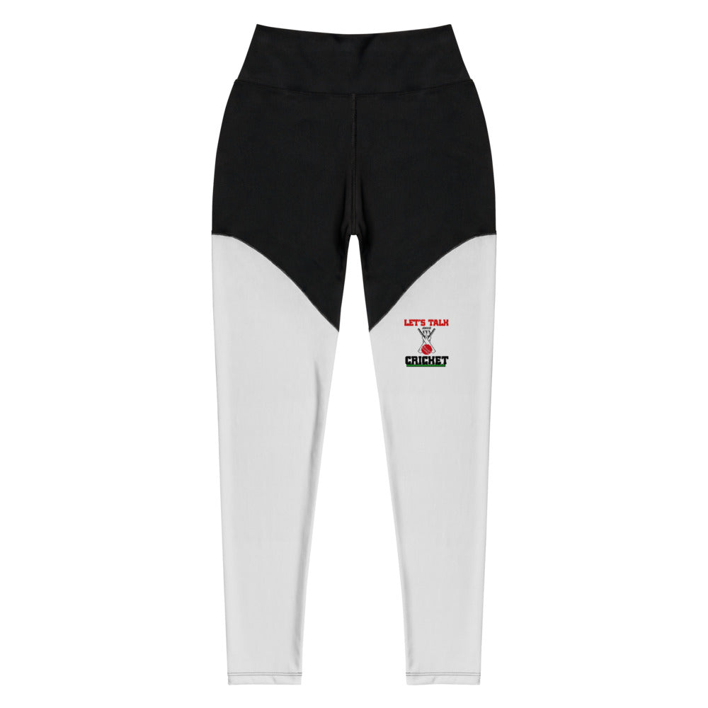 LET'S TALK ABOUT CRICKET - Sports Leggings