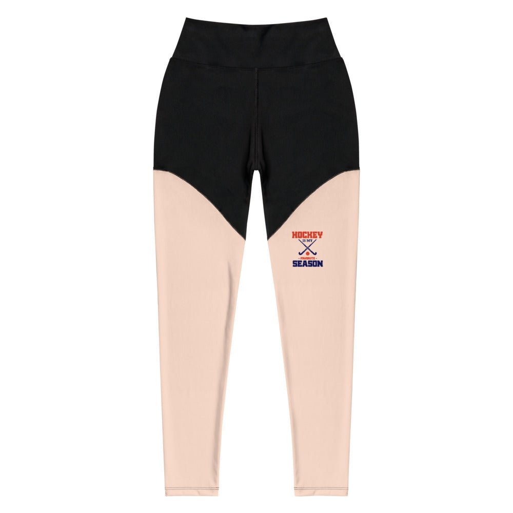 HOCKEY IS MY FAVORITE SEASON - Sports Leggings