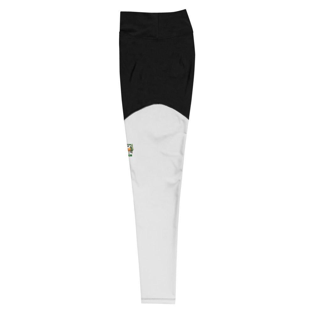 BE THE SOLUTION NOT THE POLLUTION - Sports Leggings