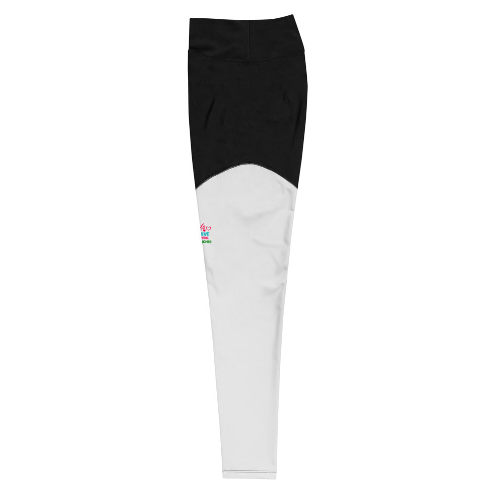 GIRLS ALSO HAVE FUNDAMENTAL HUMAN RIGHTS - Sports Leggings