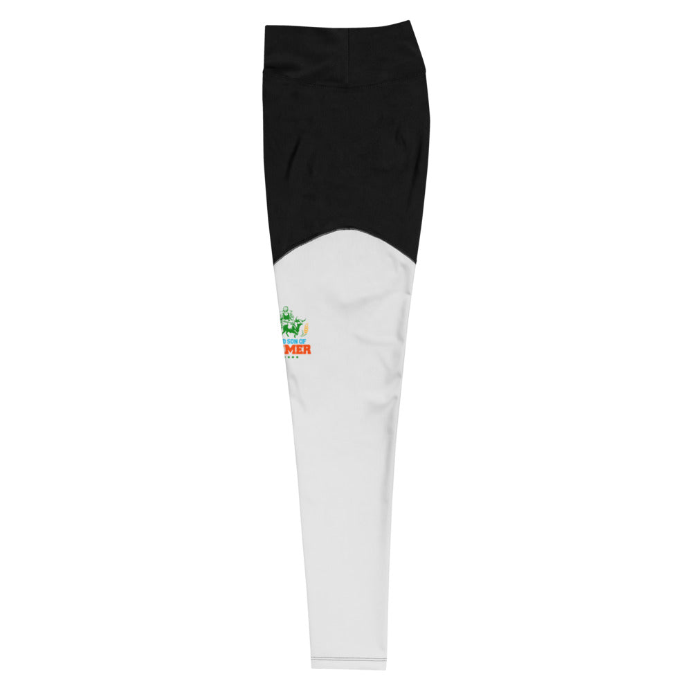 PROUD SON OF FARMER - Sports Leggings