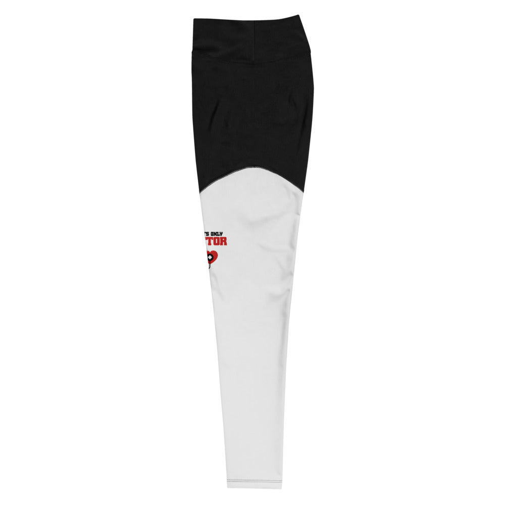 TOWN'S ONLY DOCTOR - Sports Leggings