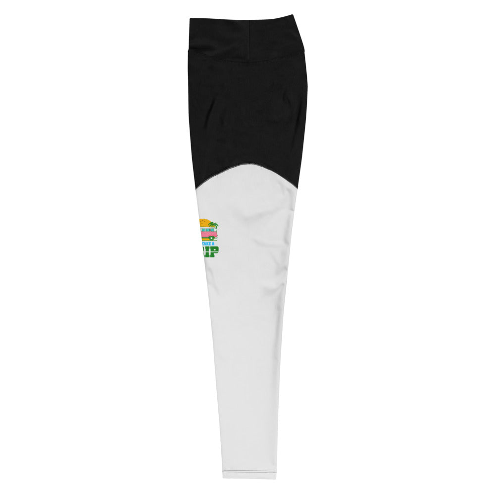 LET'S TAKE A TRIP - Sports Leggings