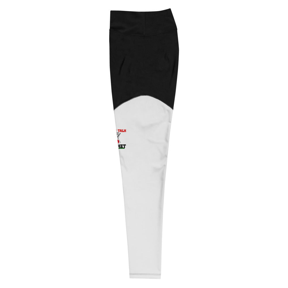 LET'S TALK ABOUT CRICKET - Sports Leggings