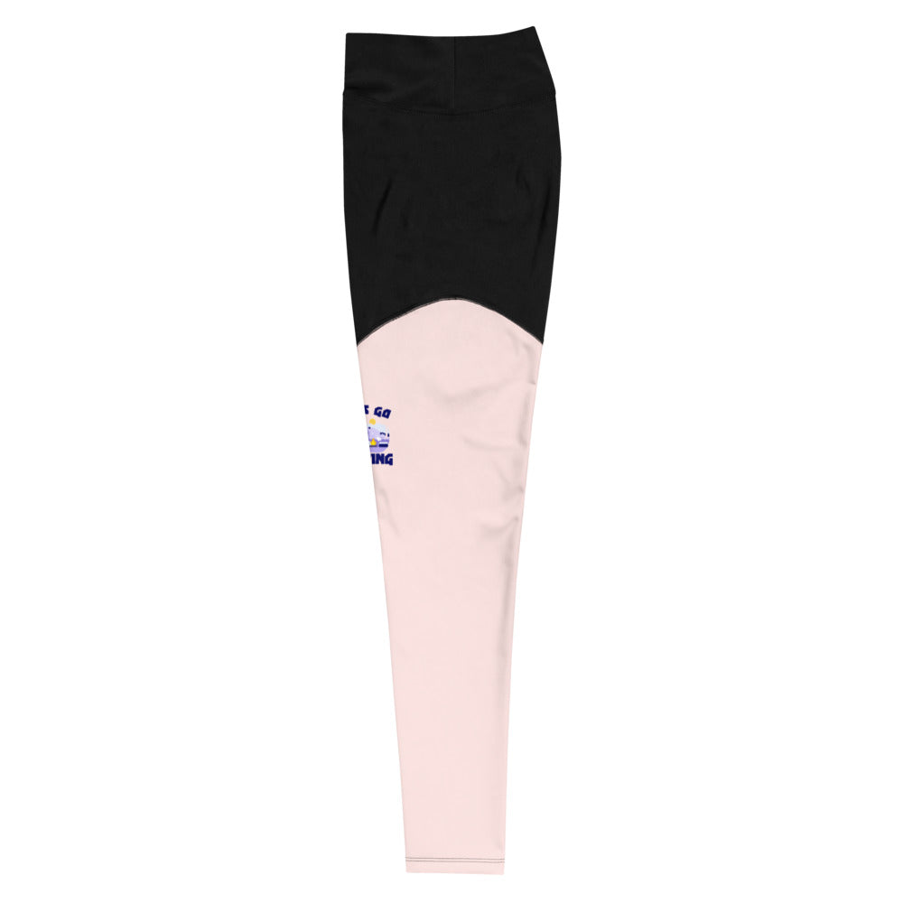 LET'S GO CAMPING - Sports Leggings