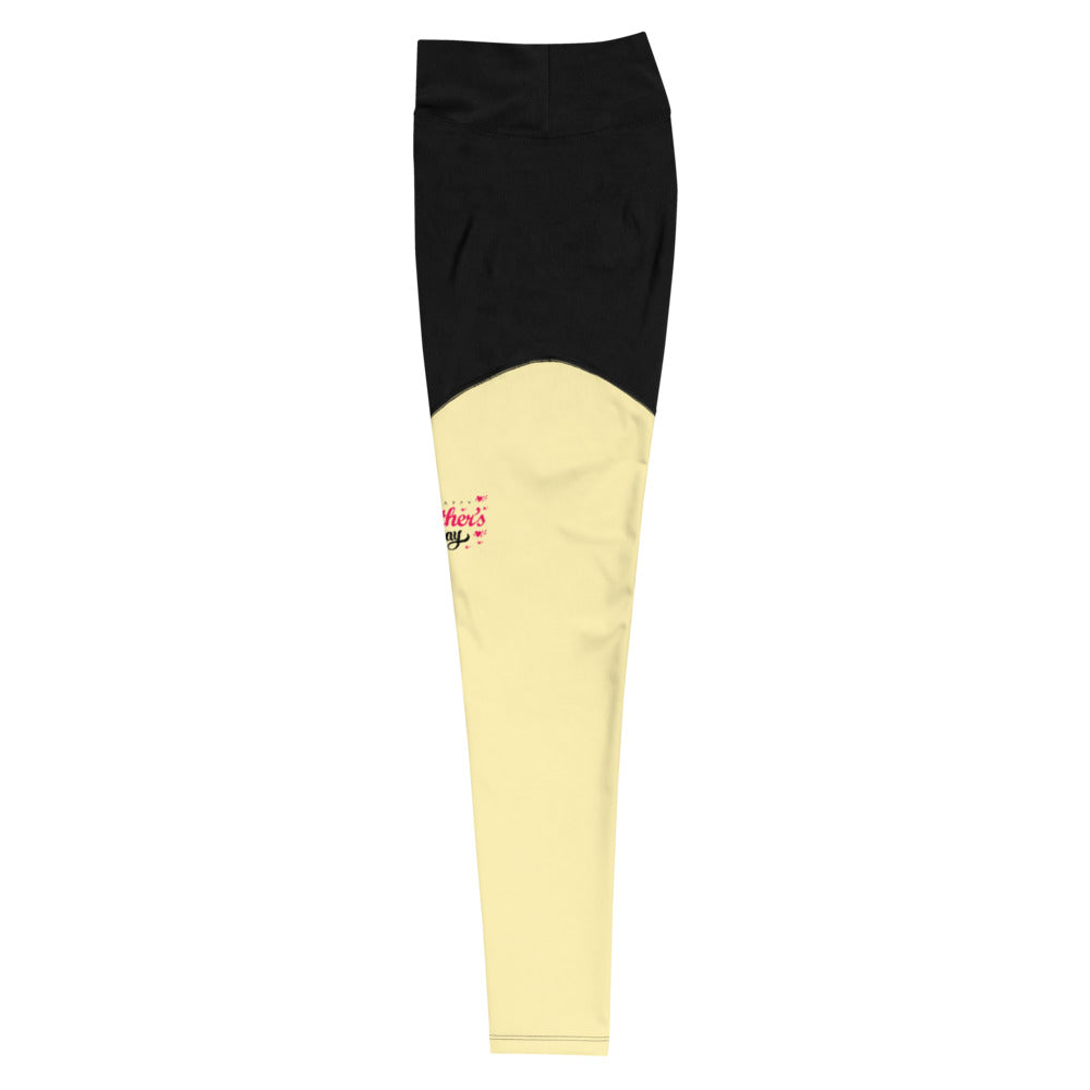 HAPPY MOTHER'S DAY - Sports Leggings