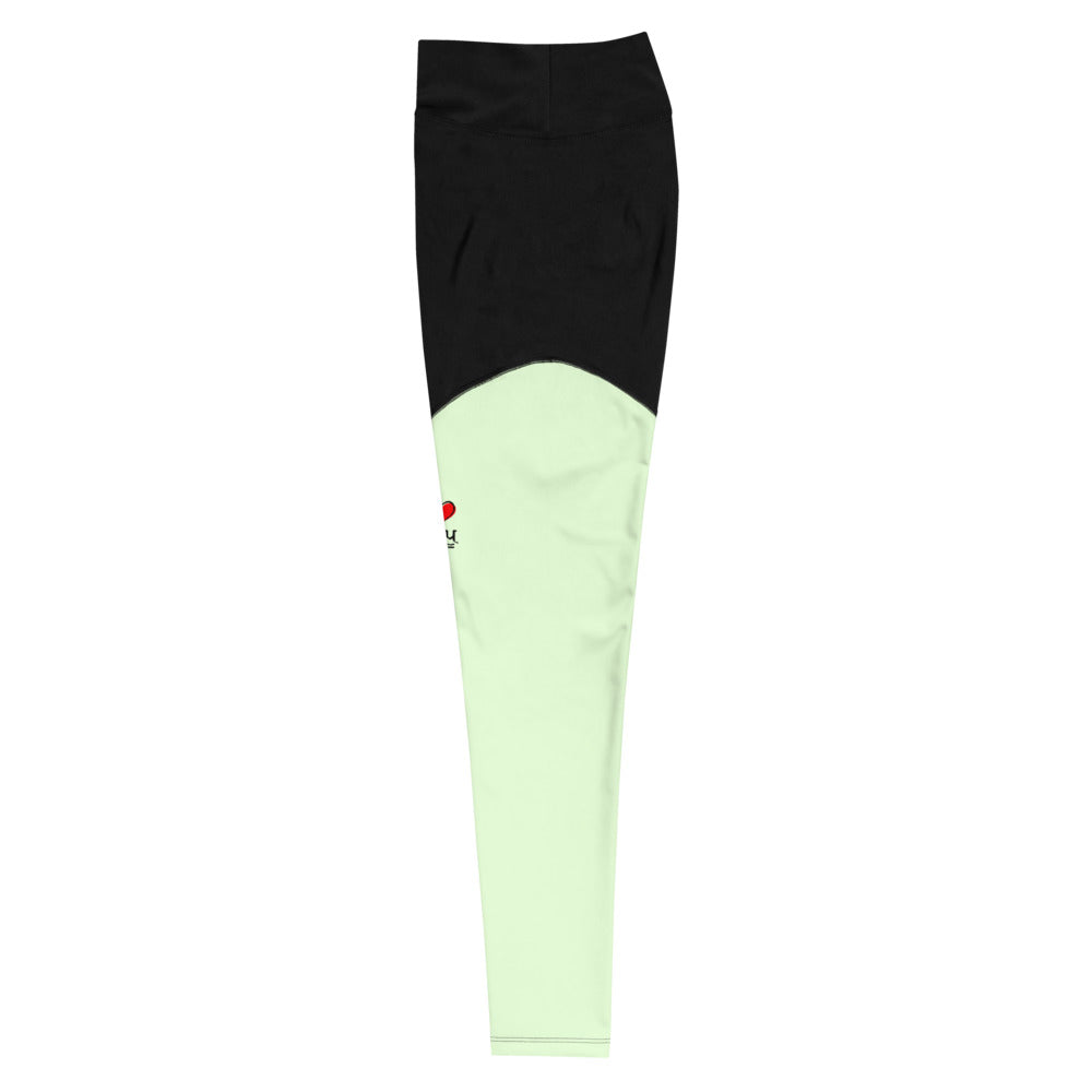 I LOVE BEBE BAPPU - Sports Leggings