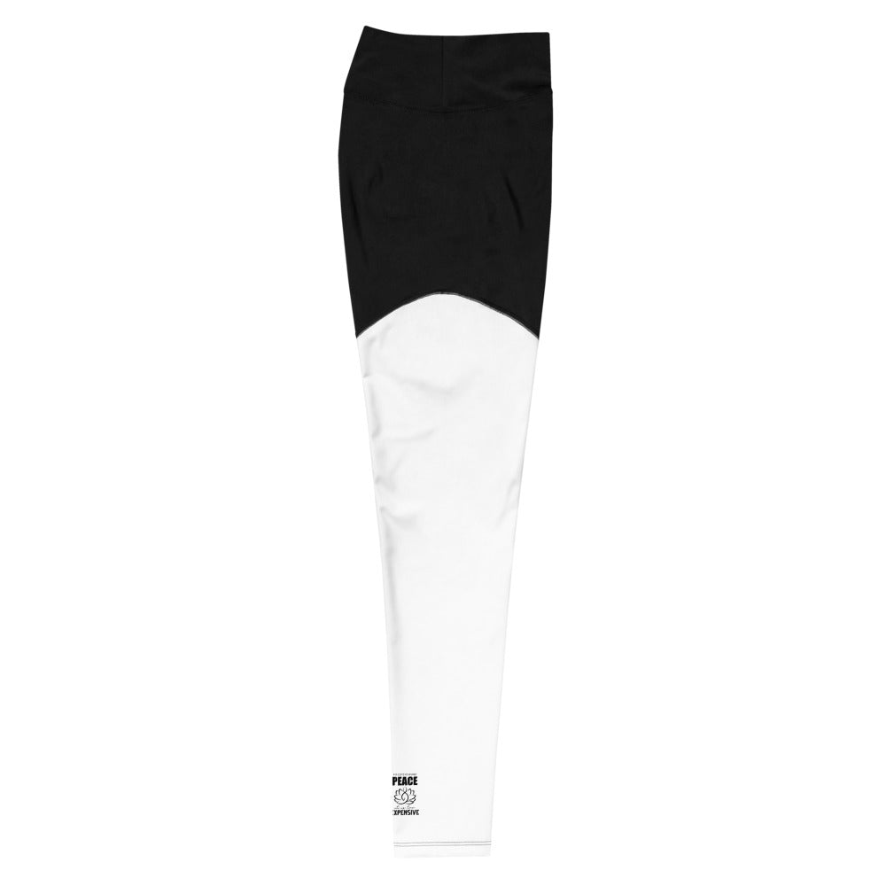 IF IT COSTS INNER PEACE - Sports Leggings